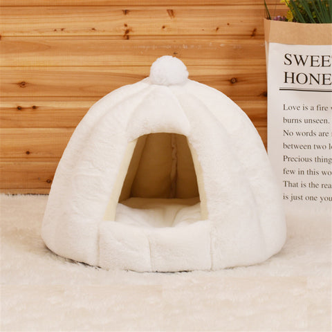 Cute House Bed Mat Warm Soft