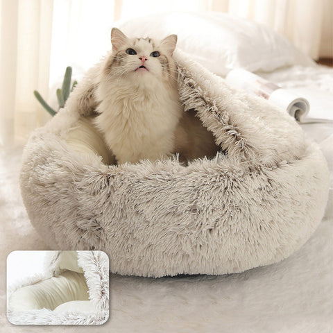 Bed Round Plush Bed House Soft